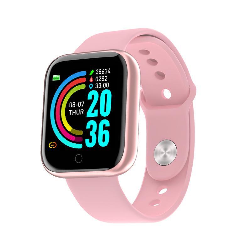 D20 Pro Unisex Smartwatch with Fitness Tracker and Heart Rate