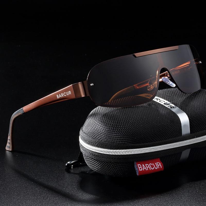 Luxury aluminum magnesium pilot sunglasses with UV400 protection