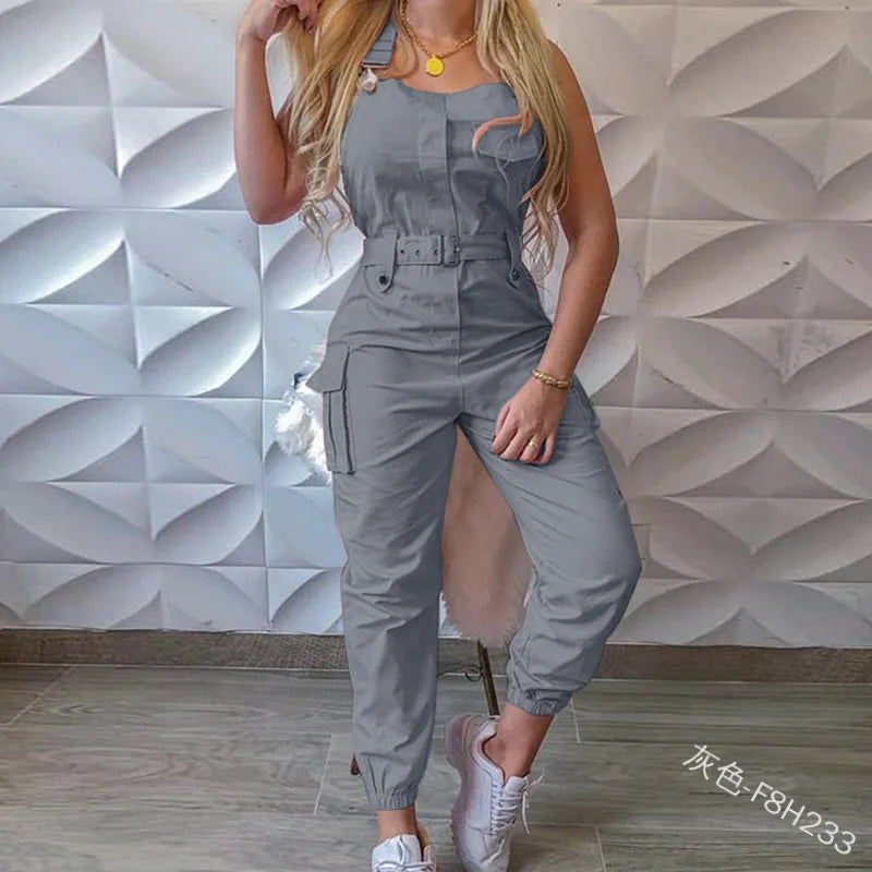 Women Clothing Fashion Summer Bodycon Jumpsuits Pants Girls Clothes One Piece Jumpsuits for Ladies