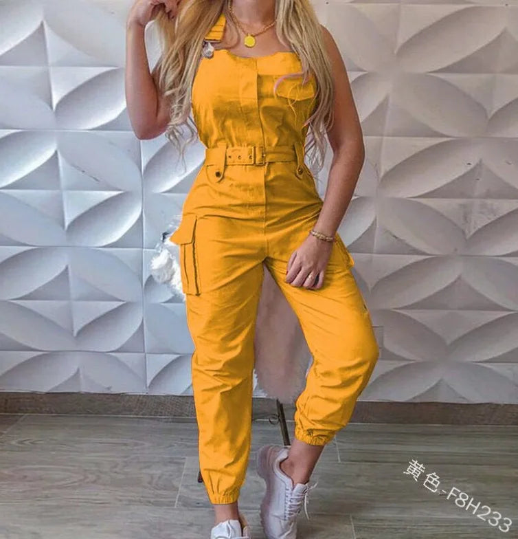 Women Clothing Fashion Summer Bodycon Jumpsuits Pants Girls Clothes One Piece Jumpsuits for Ladies