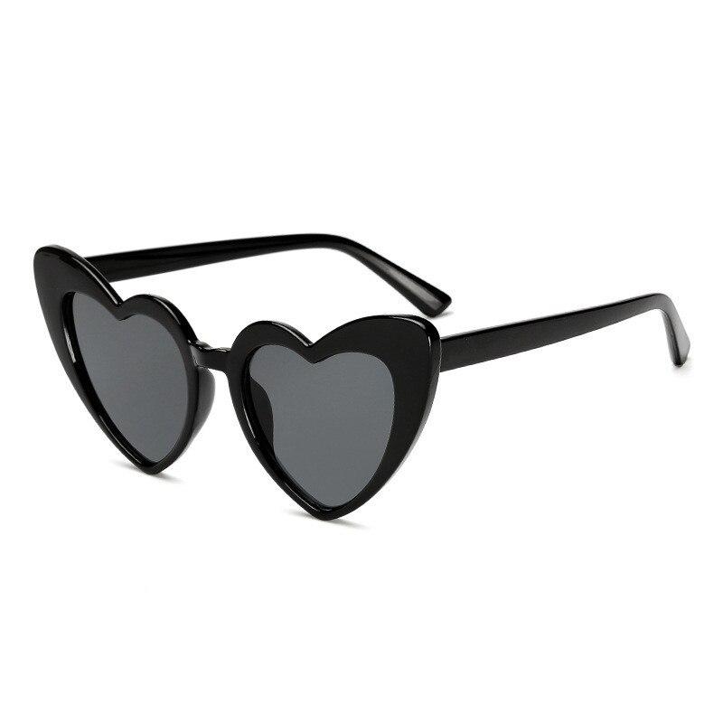 Retro Heart Shape Sunglasses for Women – Cute Big Frame Eyewear
