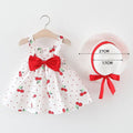 Floral Tutu Dress for Baby and Toddler Girls with Matching Hat
