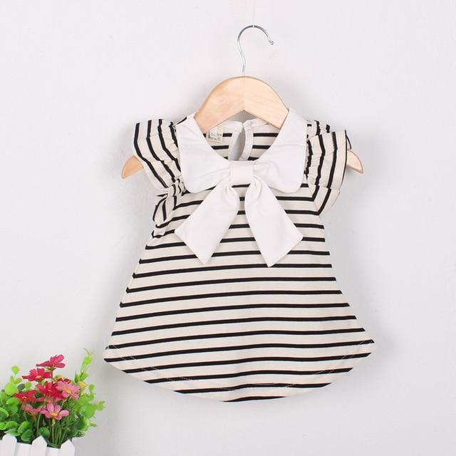 Colorful Modern Long-Sleeved Cartoon Dress for Baby Girls 0-5 Years