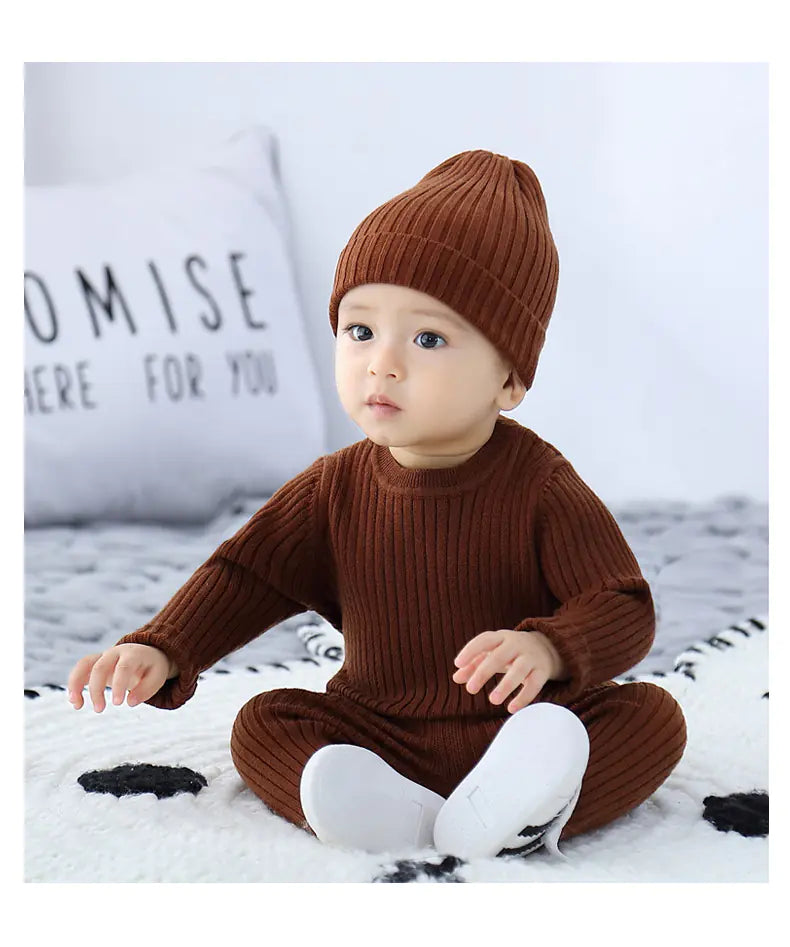 Baby Sweater Set for Autumn and Winter Wear