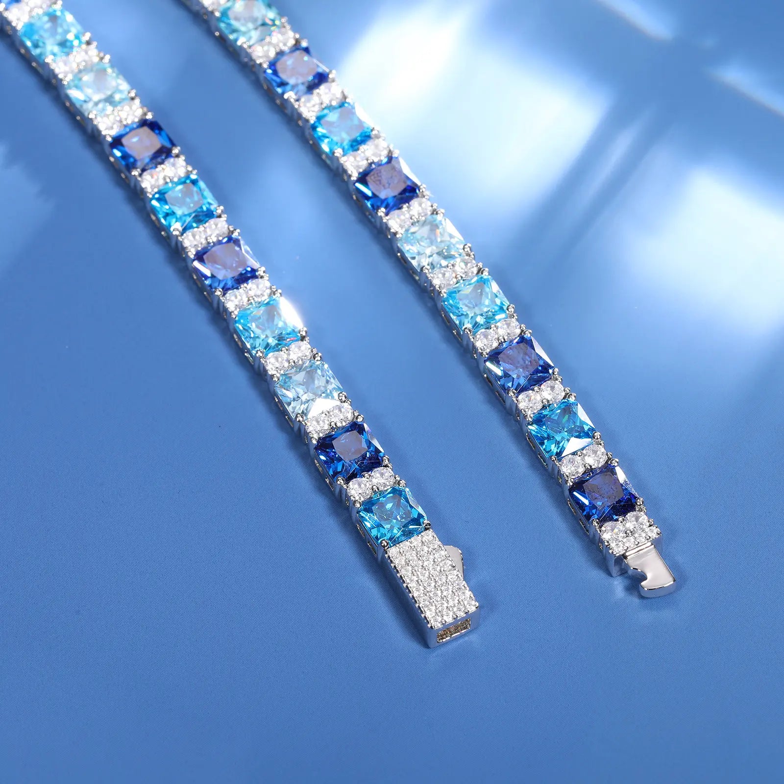 Azure Brilliance Guerilla Choice Bracelet / Sterling Silver 925