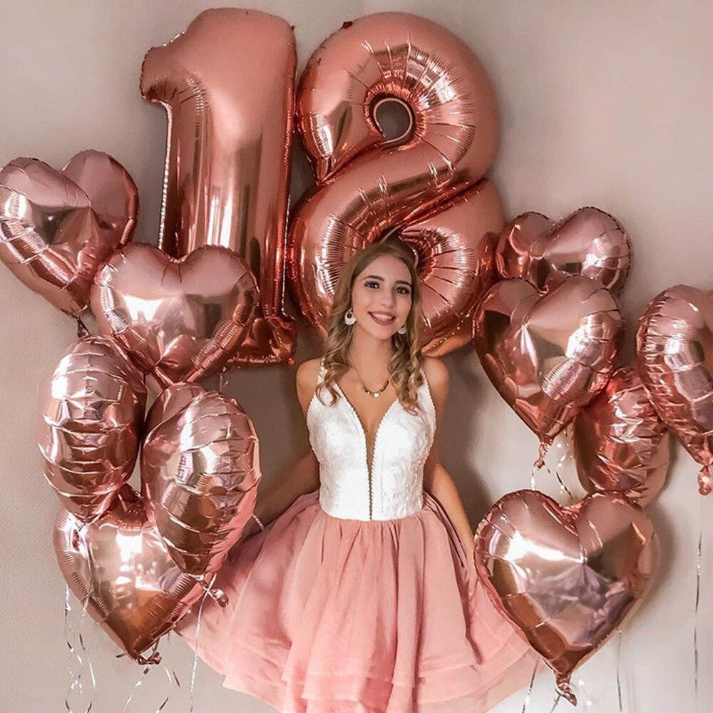 32-inch Giant Number Foil Balloon for Kids Birthday Party Decor