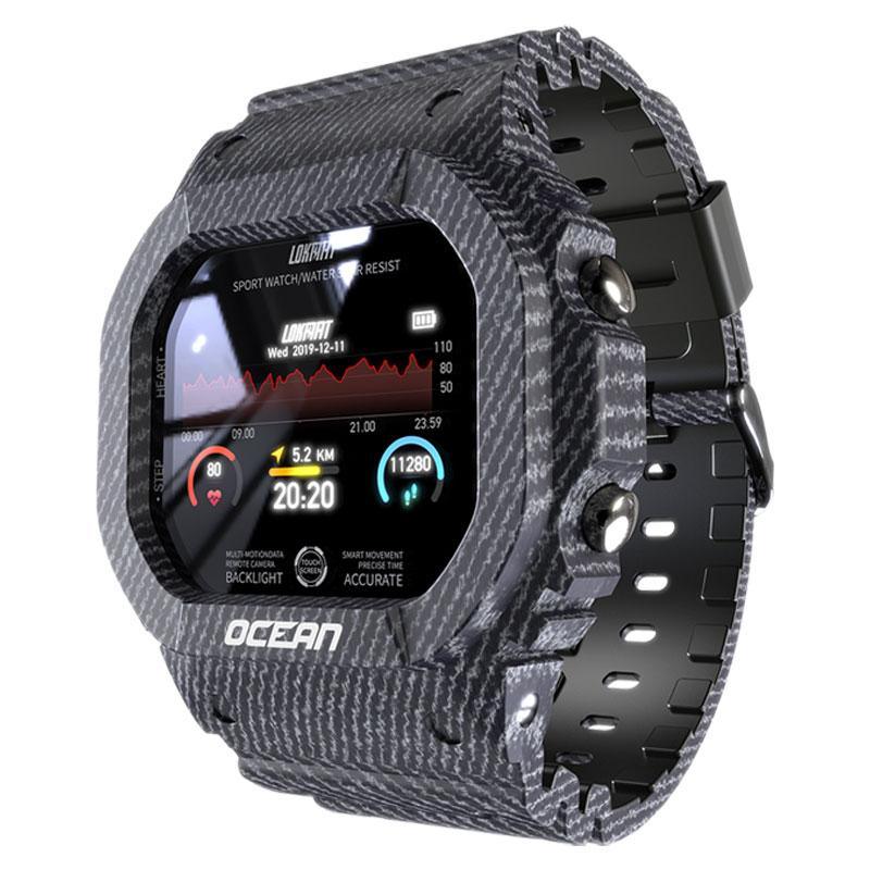 Rugged Military Smart Watch with Activity Tracker & Heart Rate
