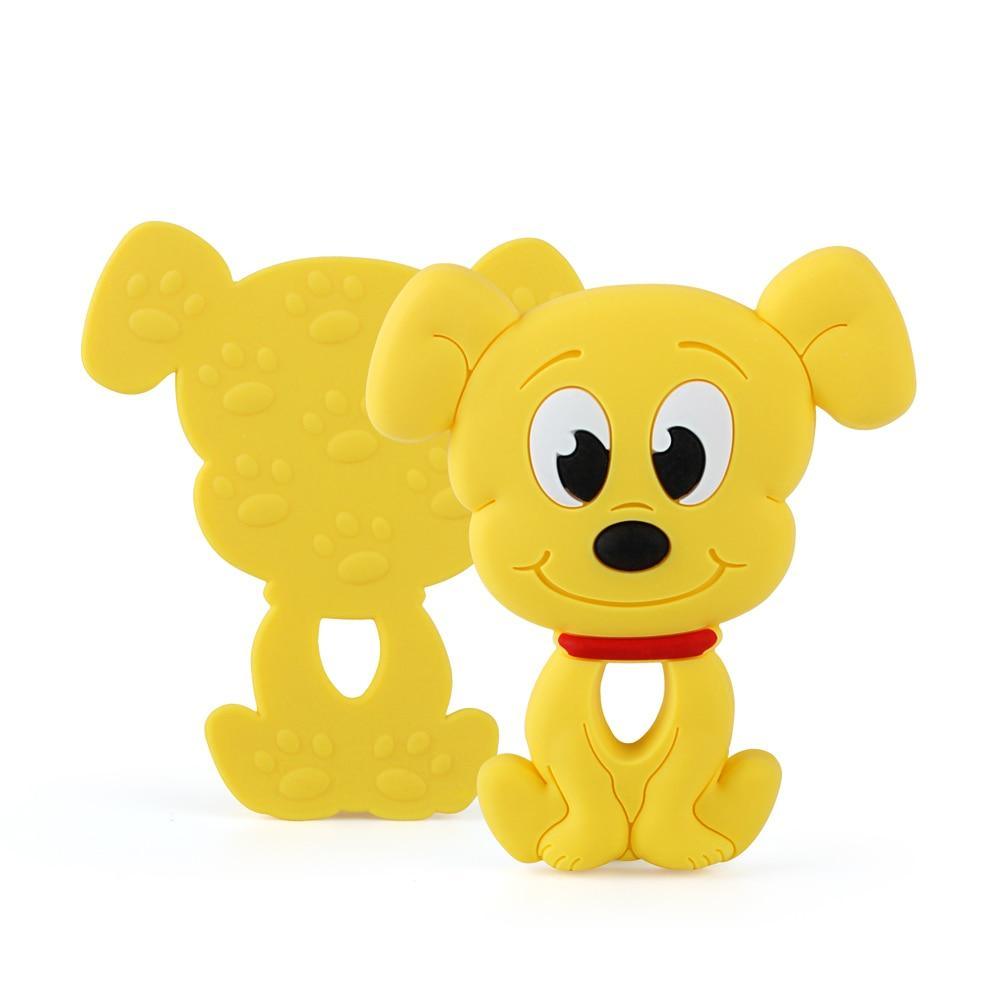 Baby Animal Silicone Teether Toy for Soothing Gums - Dog, Koala