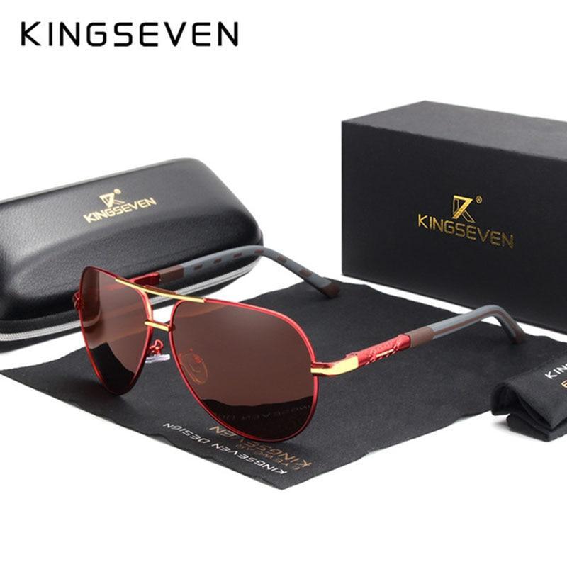 Retro Aviation Mirror Polarized Sunglasses for Men