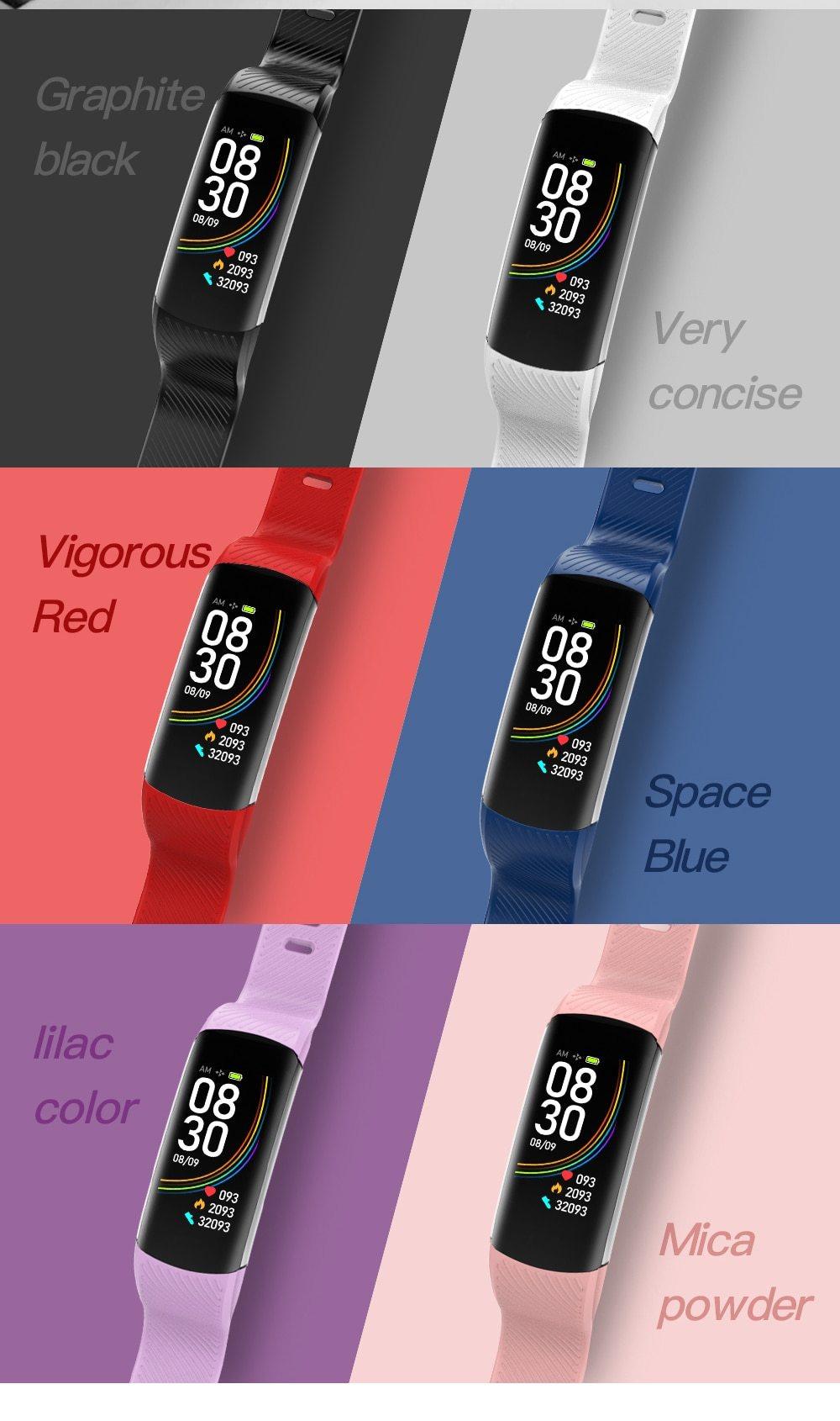 Unisex Fitness Smart Watch with Heart Rate & Sleep Monitoring