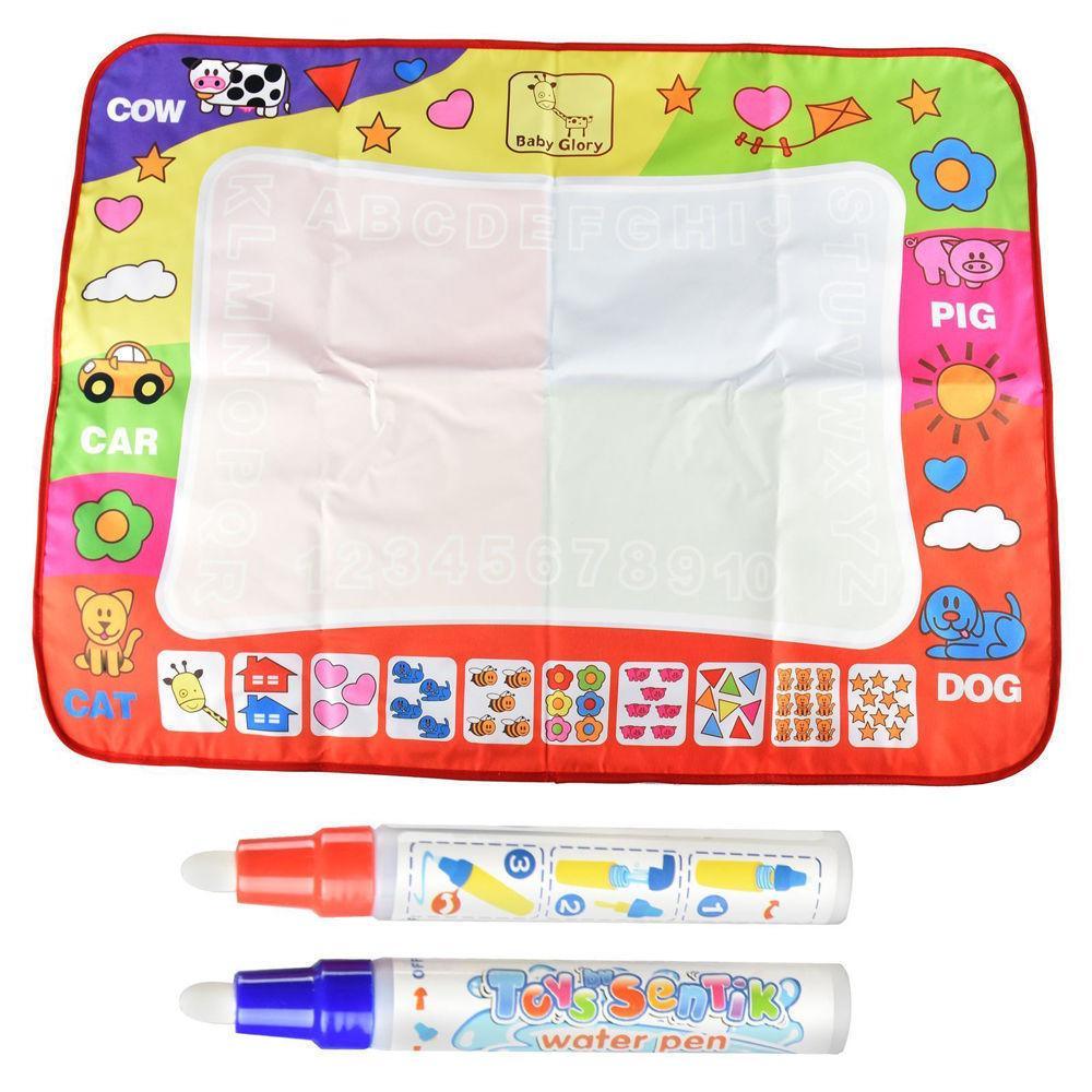 Educational Magic Water Drawing Mat for Toddlers - 45.5 x 29cm