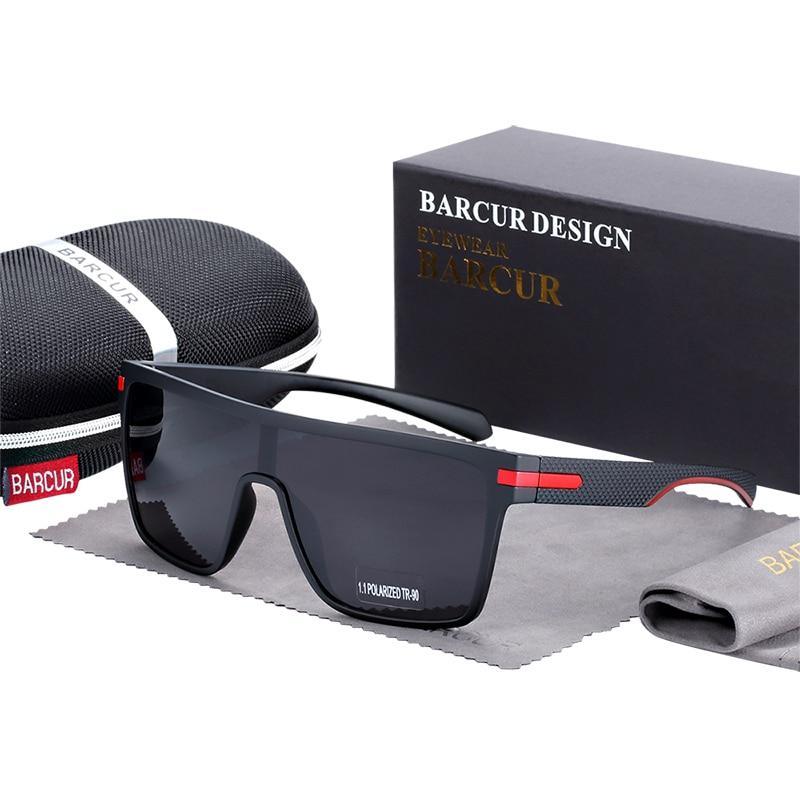 Oversized Polarized Square Sunglasses - Modern UV400 Driving
