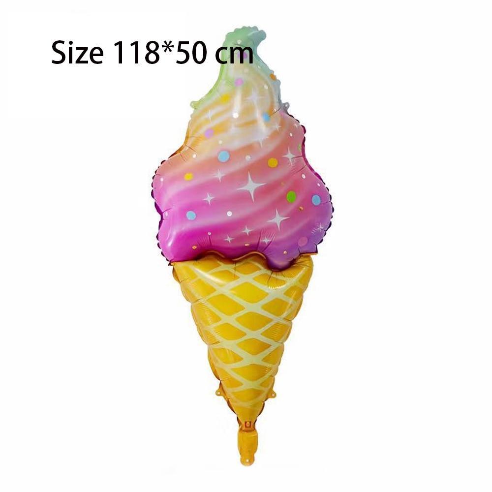Donut and Ice Cream Theme Balloon Set for Kids Birthday Party