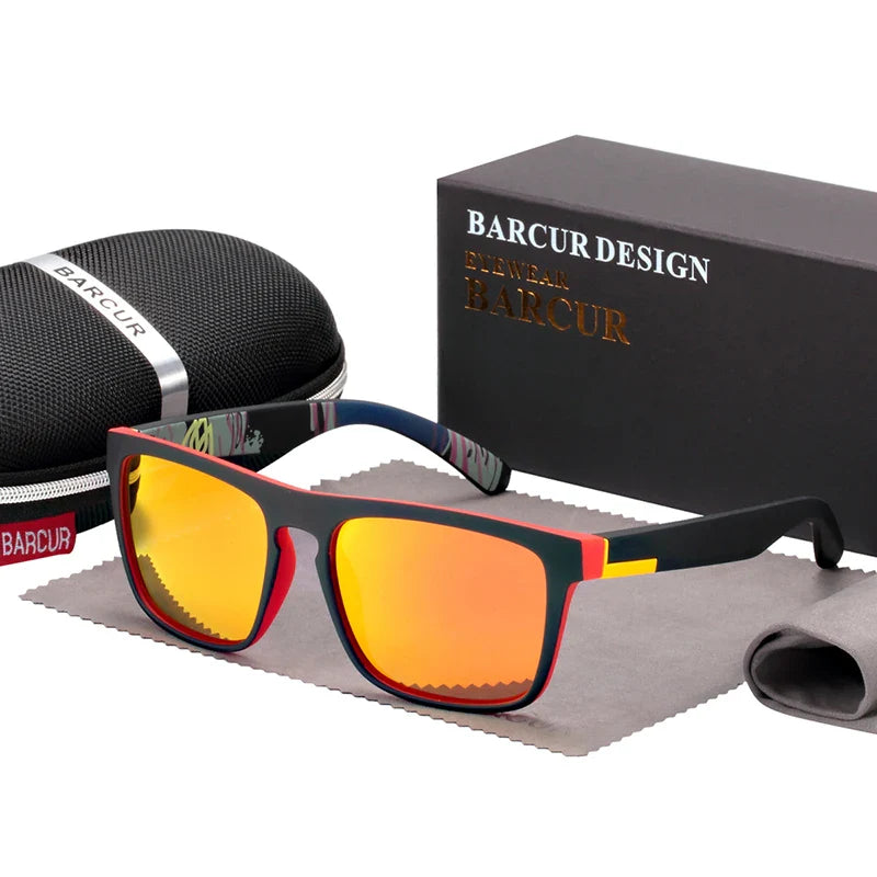 Men's Polarized Driving Sunglasses Lightweight TR90 Anti-Glare