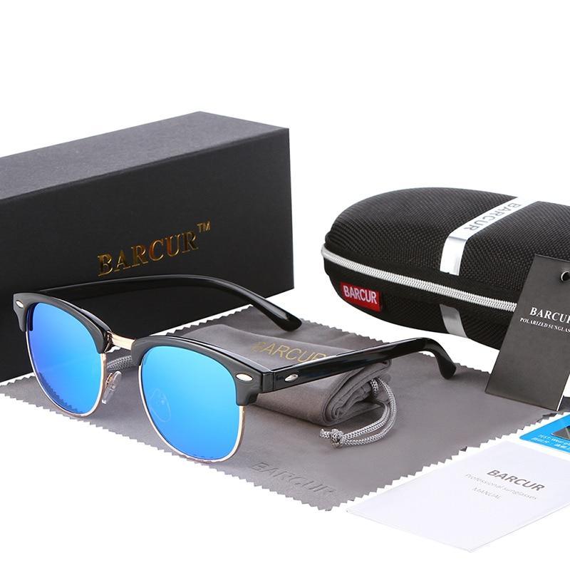 Polarized Retro Classic Sunglasses with UV400 Protection