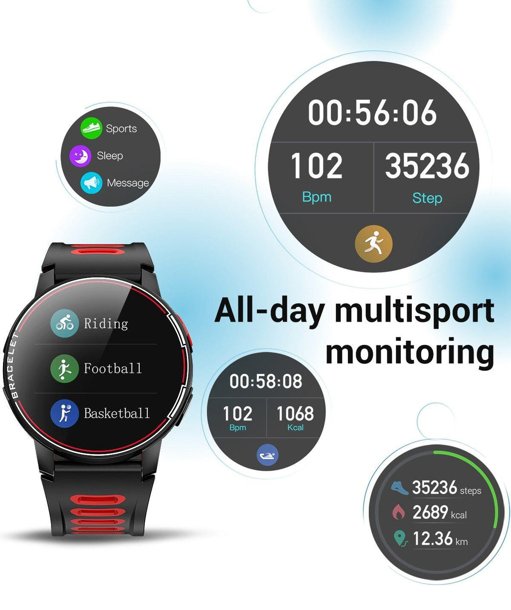 IP68 Waterproof Smartwatch Fitness Tracker for Android & iOS