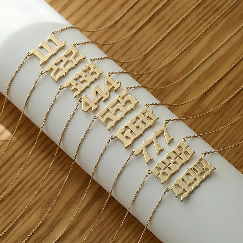 Angel Numbers Necklace