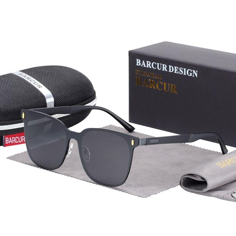 Luxury Polarized Square Sunglasses with UV400 Protection