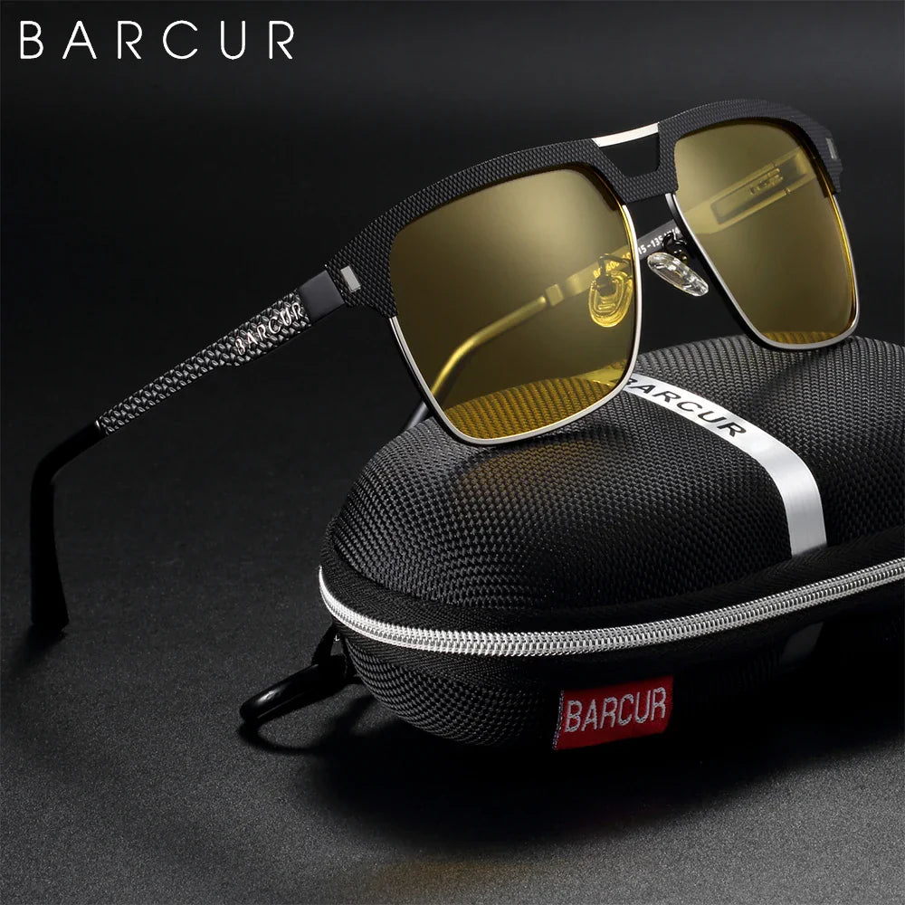 Polarized Square Stainless Steel Sunglasses UV400 Sport