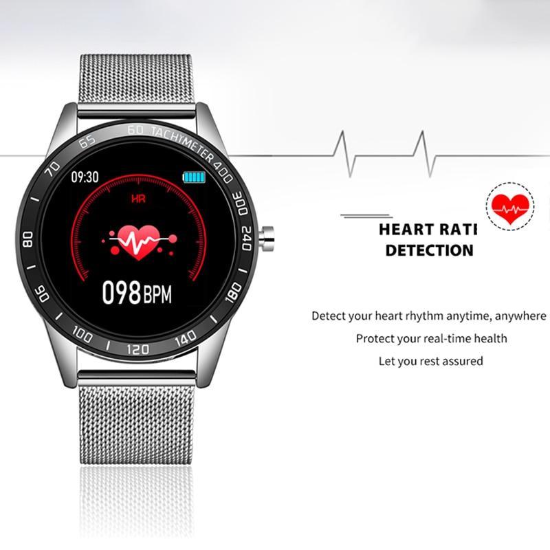 Modern Luxury LED Smart Watch with Heart Rate & Fitness Tracker