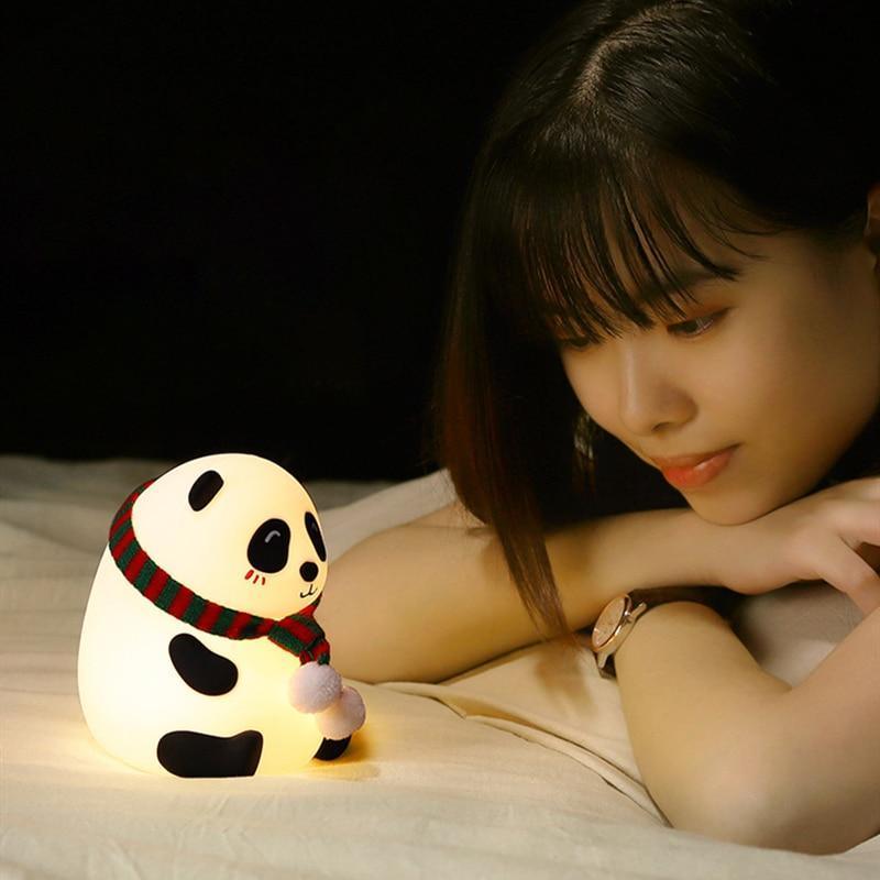 Color-Changing Panda Night Light for Kids Nursery Decor