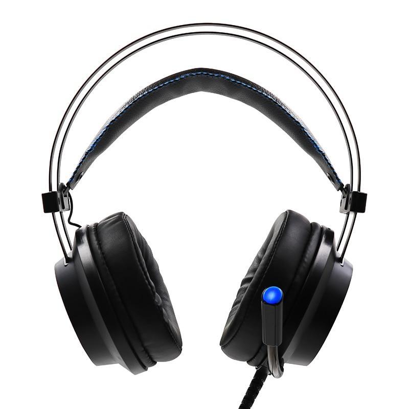 Modern Gaming Headset with LED Lights and Deep Bass for PC and PS4