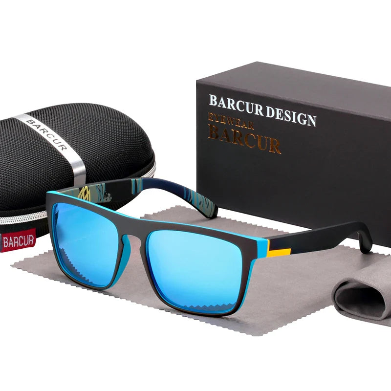Men's Polarized Driving Sunglasses Lightweight TR90 Anti-Glare