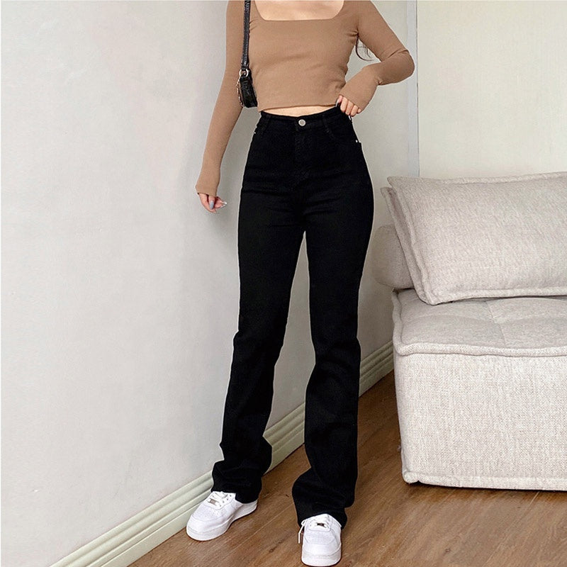 Women Straight Baggy Mom Jeans 2021 Oversize