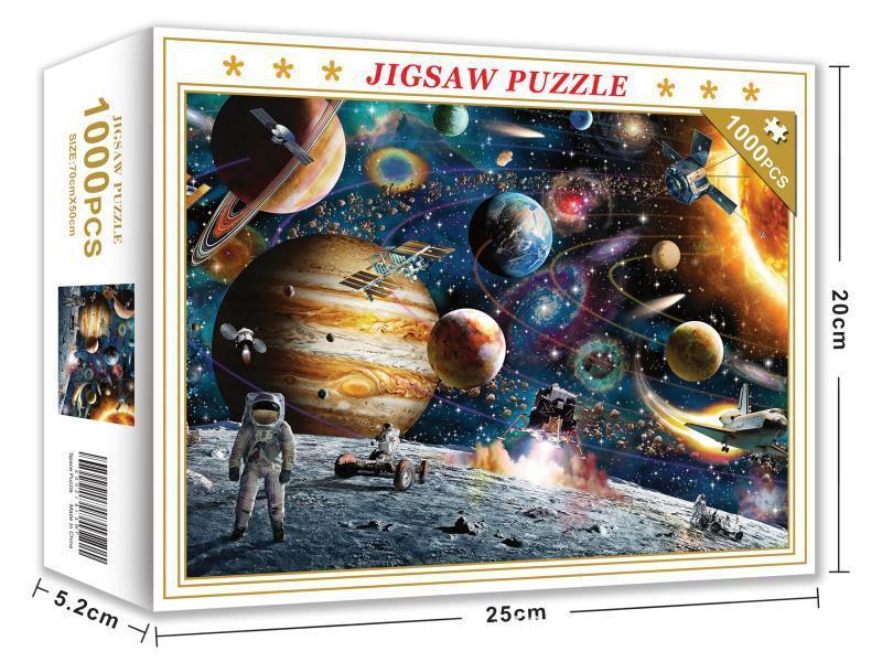 1000 Piece Space Travel Jigsaw Puzzle for Adults and Kids