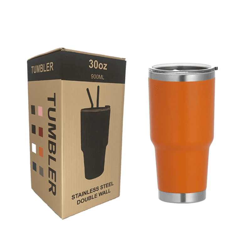 30oz Stainless Steel Insulated Travel Tumbler – Minimalist Design