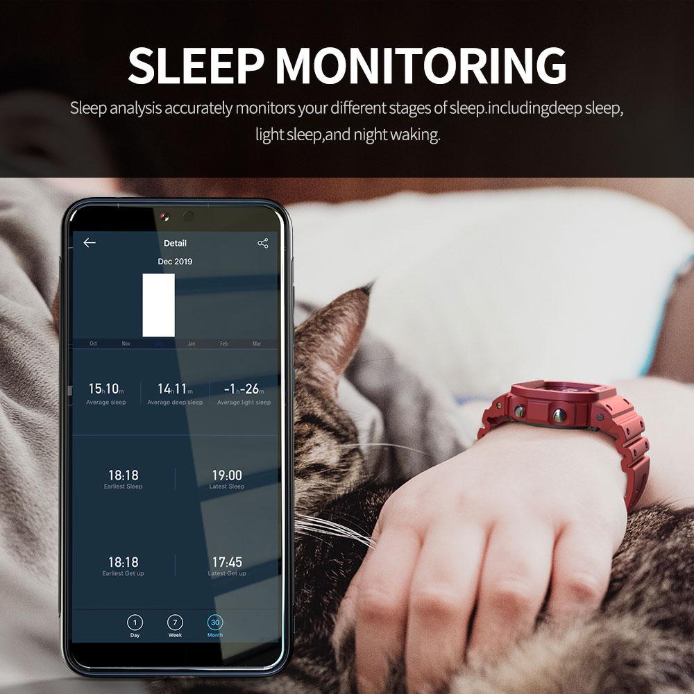 Rugged Military Smart Watch with Activity Tracker & Heart Rate