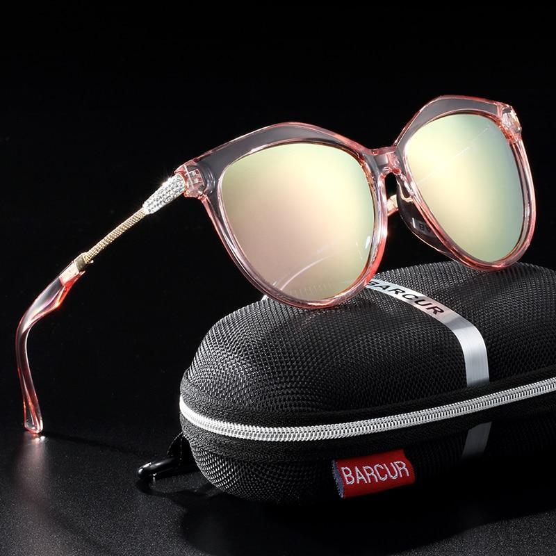 Polarized Cat Eye Sunglasses for Women with Gradient Lenses