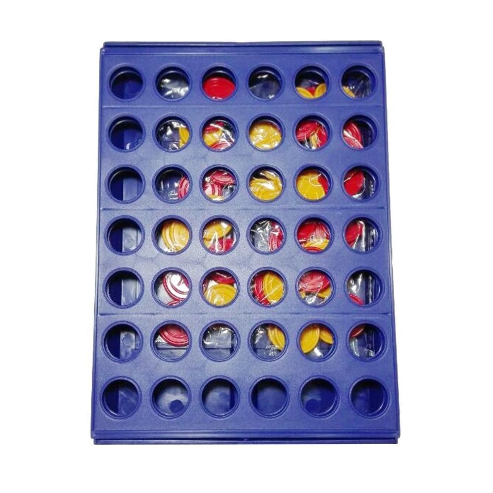 Foldable Connect 4 Strategy Board Game for Kids and Adults