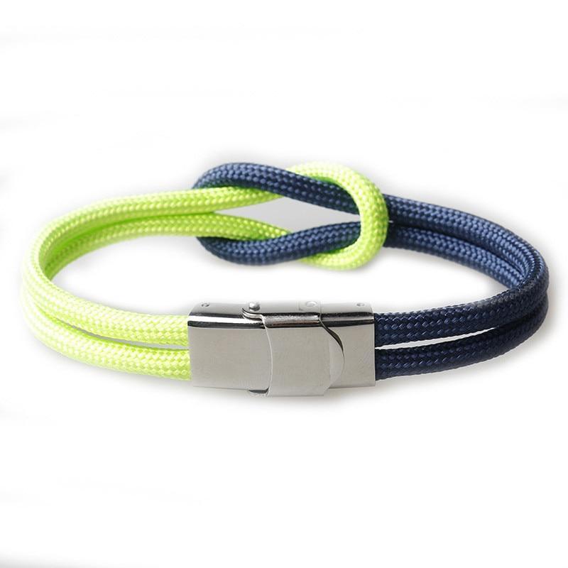 Elegant Multi-Layer Nautical Knot Rope Anchor Bracelet