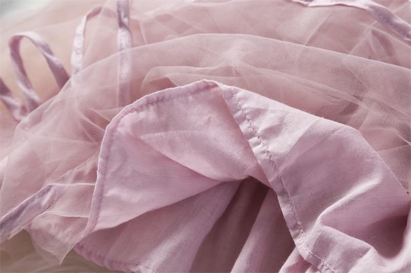 Luxury Floral Tulle Baby Girl Dress for Summer Parties and Events