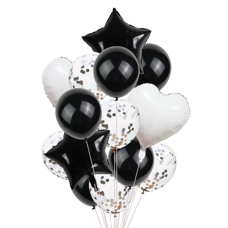14-Piece Confetti Balloon Set for Kids Birthday Party Decor