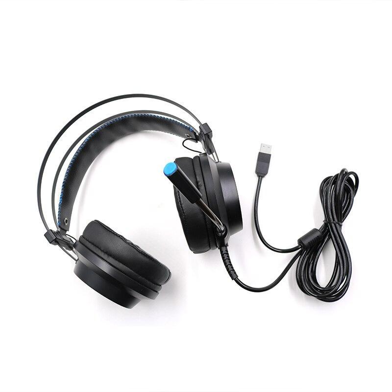 Modern Gaming Headset with LED Lights and Deep Bass for PC and PS4
