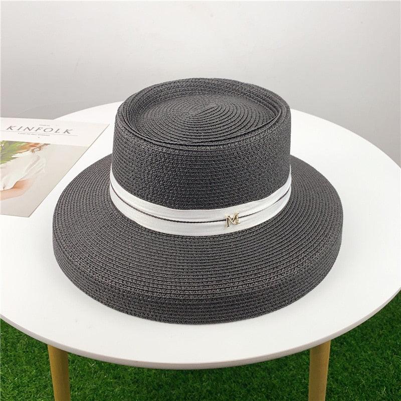 Wide Brim Floppy Straw Sun Hat for Women, Foldable Beach Accessory
