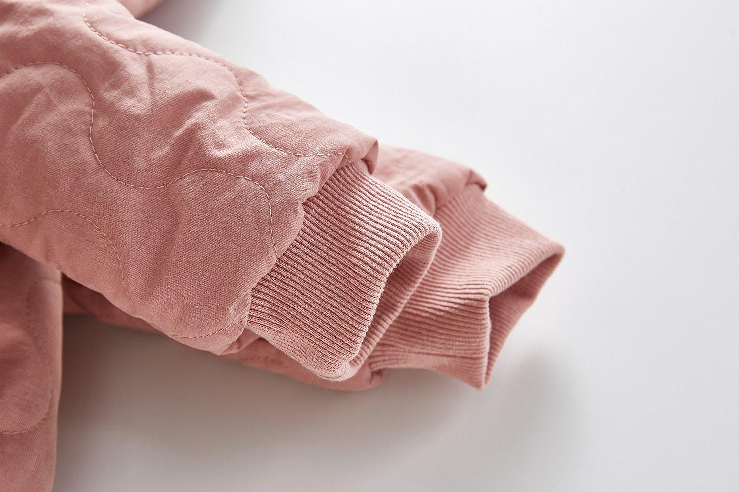 Plush Thickened Winter Jumpsuit for Infants - Minimalist Snowsuit