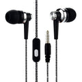 Universal Braided In-Ear Stereo Headphones with Subwoofer Bass