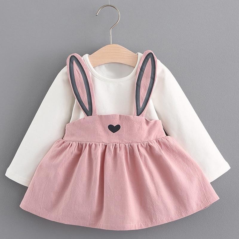Baby Girls Modern Cat Design Princess Party Dress with Bag