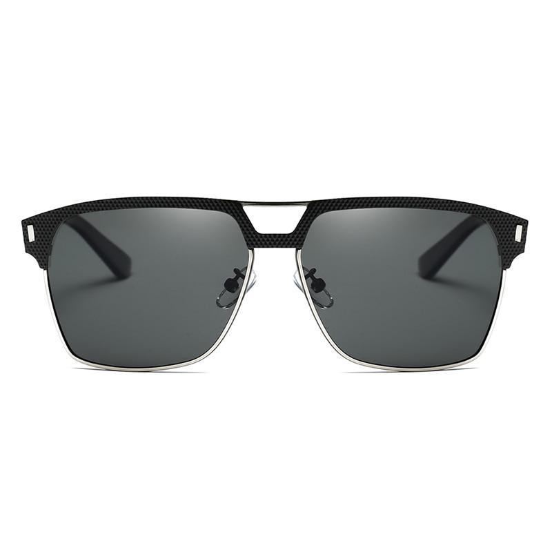 Men's Polarized UV400 Sunglasses Business Retro Modern Metal Frame