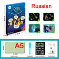 Kids Luminous Drawing Board Glow Tablet - Interactive Magic Sketchpad