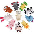 10pcs Cartoon Animal Finger Puppet Set for Kids Storytelling