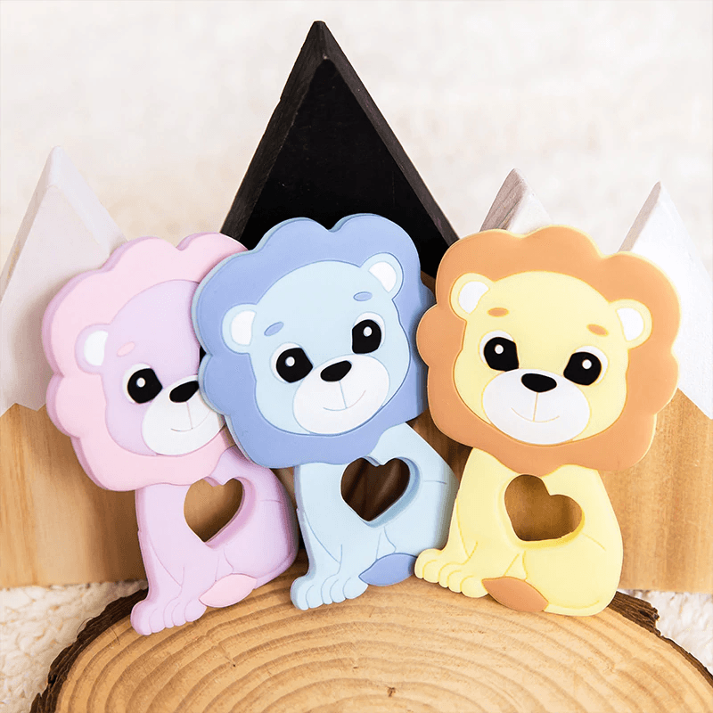Animal Fox Silicone Teether Toy for Baby Teething