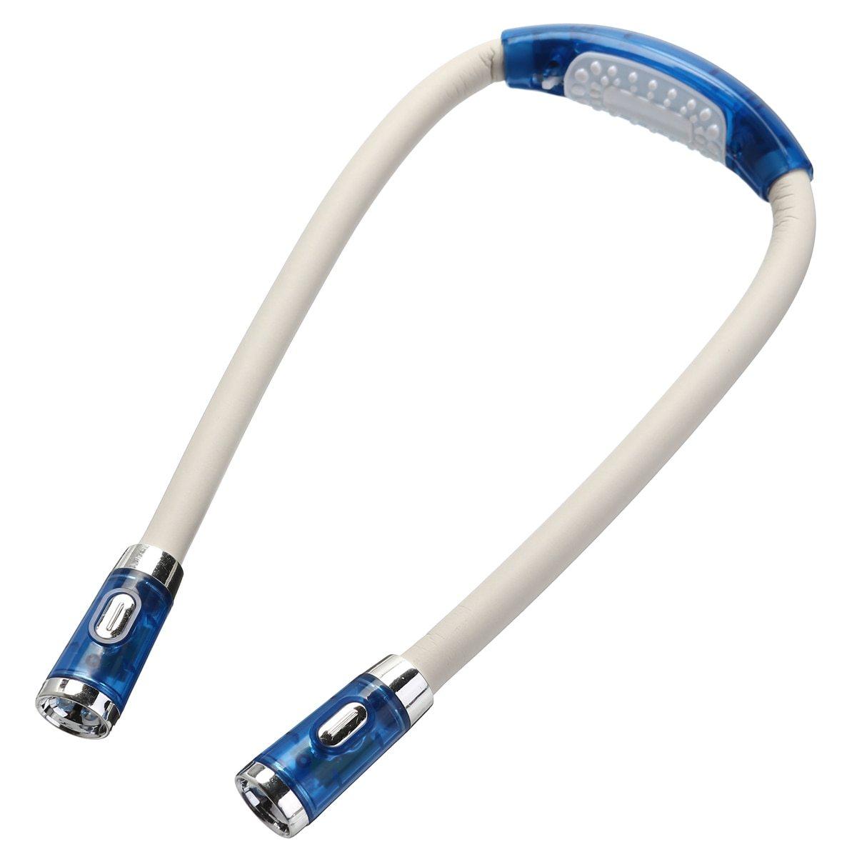 Hands-Free Flexible LED Neck Reading Light for Knitting and Crafts