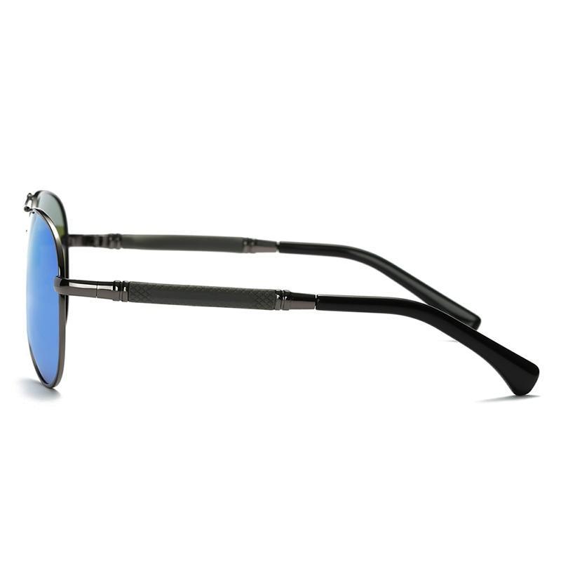 Luxury Polarized Aviator Sunglasses for Men with UV400 Protection