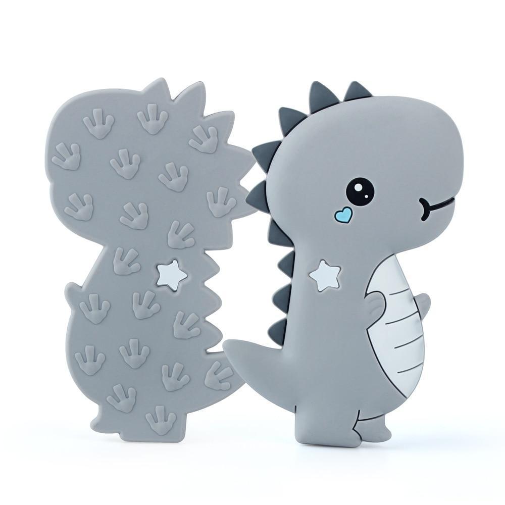 Dinosaur Silicone Teether Beads for Babies