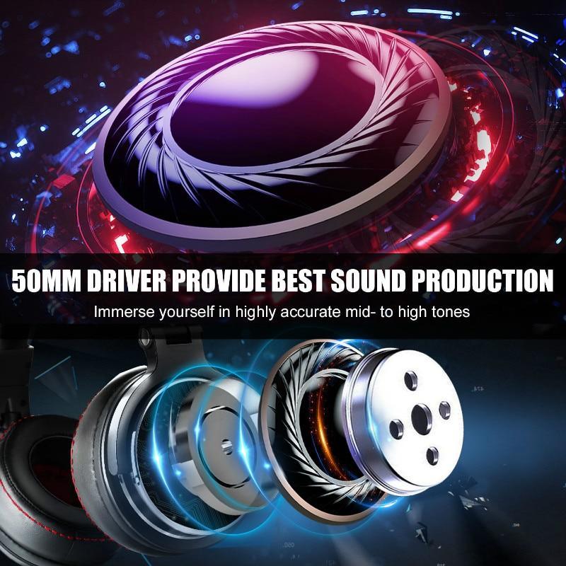 Wired Professional Studio Monitor Headphones with 50mm Drivers