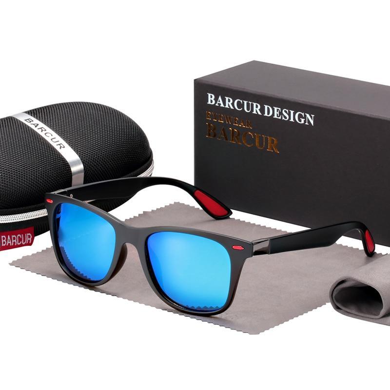 Vintage Square Polarized Sunglasses with UV400 Protection